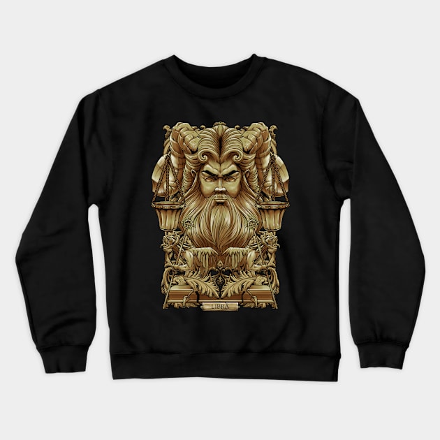 Libra Crewneck Sweatshirt by Chack Loon